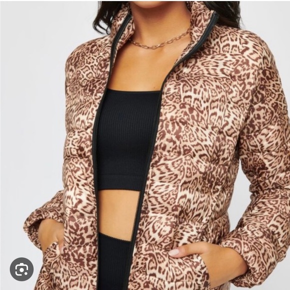 Leopard puffer jacket - Picture 2 of 2